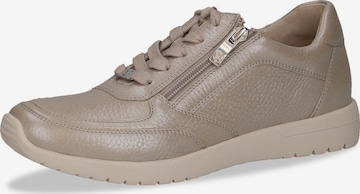 CAPRICE Sneakers laag in Bruin: voorkant