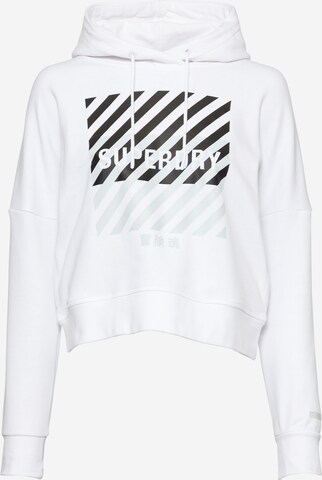 Superdry Sportsweatshirt i hvid: forside