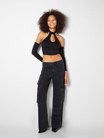 Bershka Shirt in Black