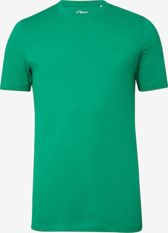 s.Oliver Shirt in Groen: voorkant