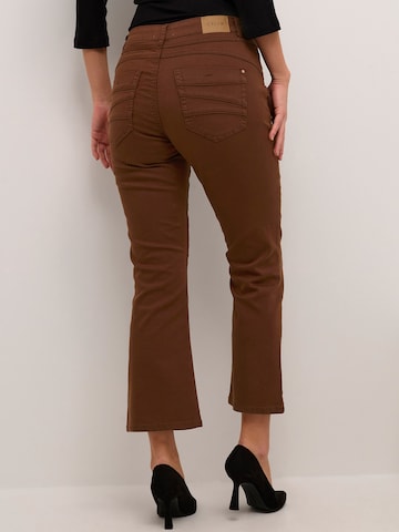 Cream Boot cut Jeans 'Lotte' in Brown