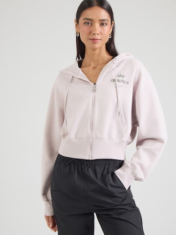 Nike Sportswear Кофта на молнии 'PHNX FLC' в Лиловый: спереди