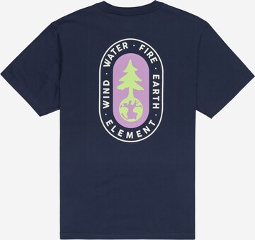 ELEMENT Тениска 'A TREE GROWS' в синьо