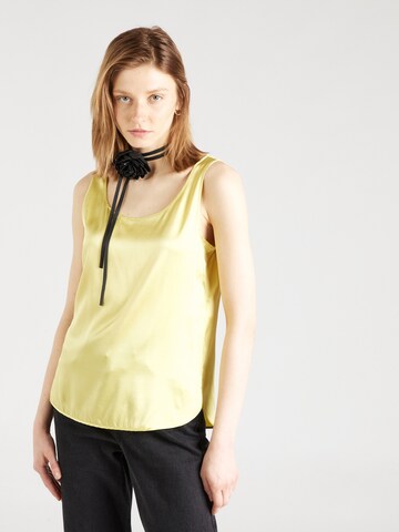 Camicia da donna 'PAN' di Max Mara Leisure in giallo: frontale