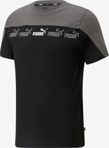 T-Shirt fonctionnel PUMA en noir : devant