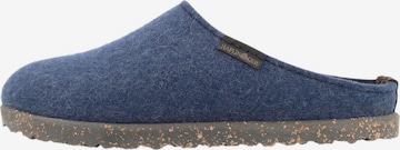 HAFLINGER Clogs 'Manhattan' in Blau: Vorderseite