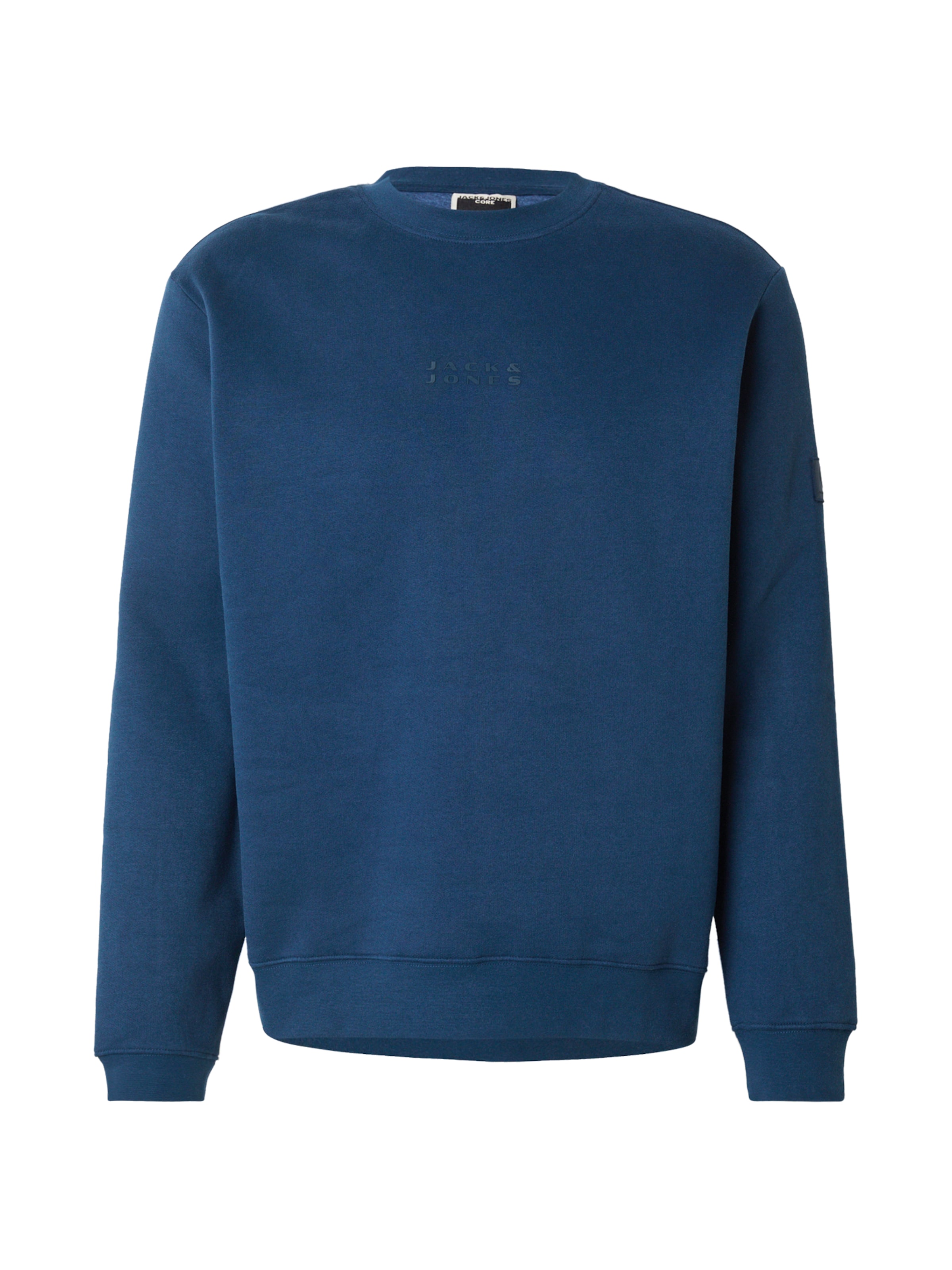 Sweat-shirt 'JCOPOINT' JACK & JONES en bleu : devant