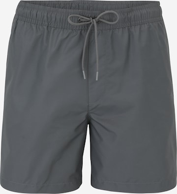 Calvin Klein Swimwear Zwemshorts in Grijs: voorkant