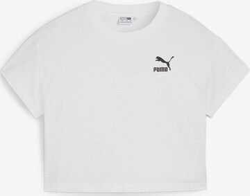 PUMA Functioneel shirt 'CLASSICS ' in Wit: voorkant