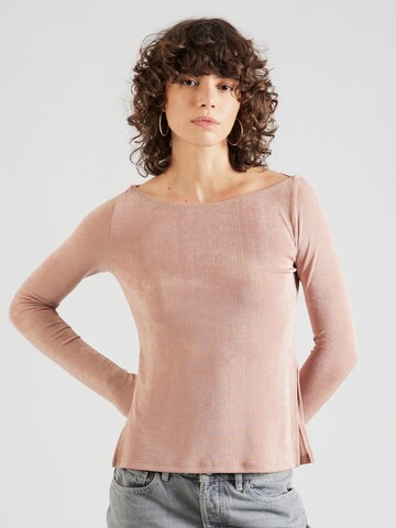 Rebirth Studios Shirt 'Emma' in Brown: front