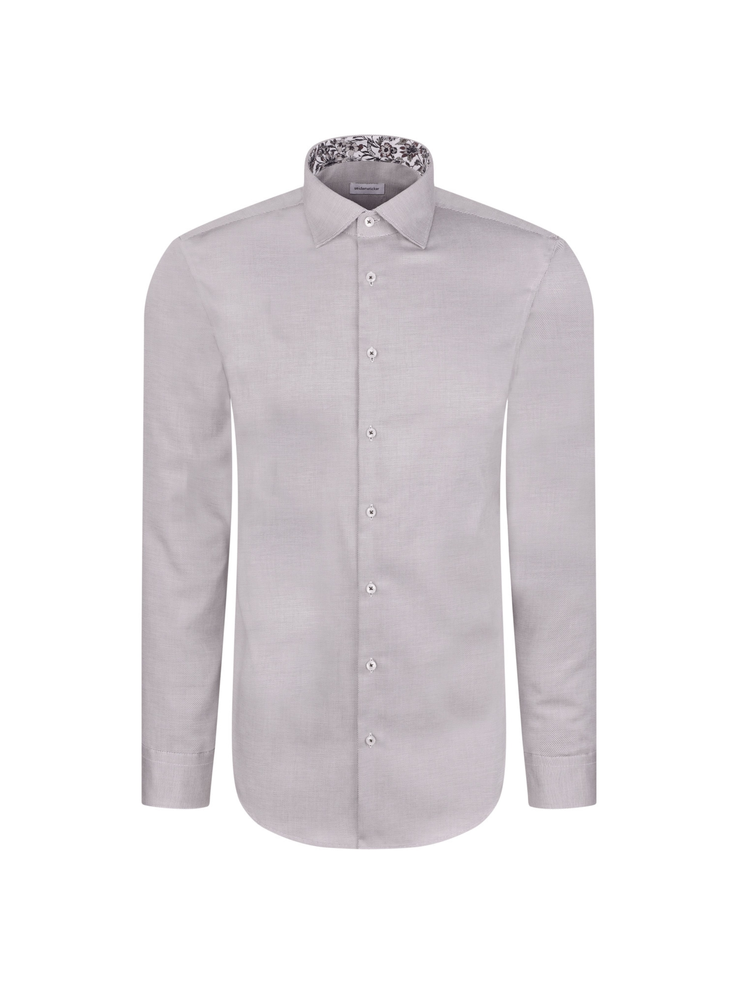 Chemise business 'Schwarze Rose' SEIDENSTICKER en vert : devant