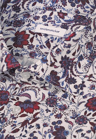 SEIDENSTICKER Slim Fit Hemd in Rot