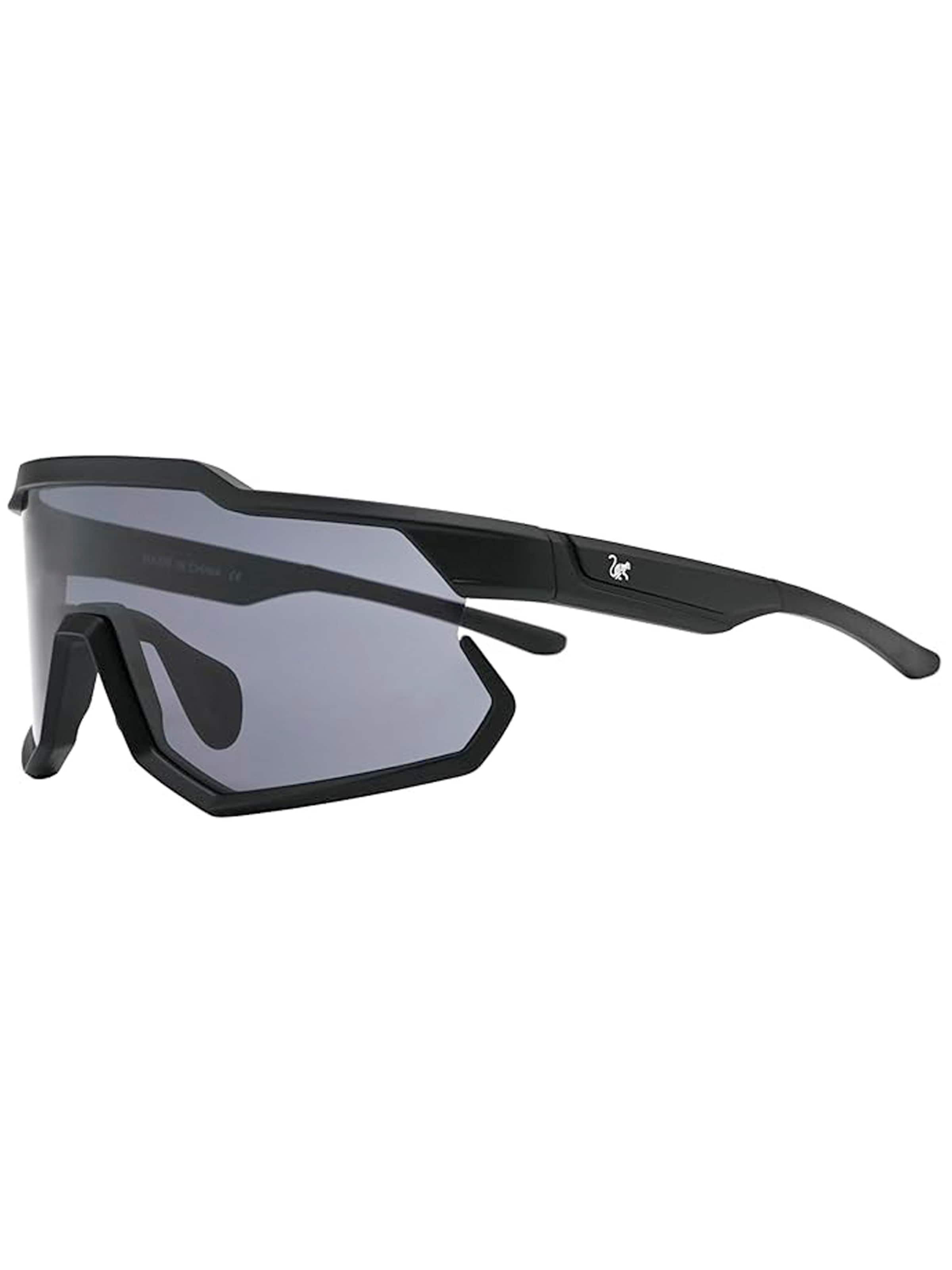 Lunettes de soleil sport Surf Monkey en noir : devant