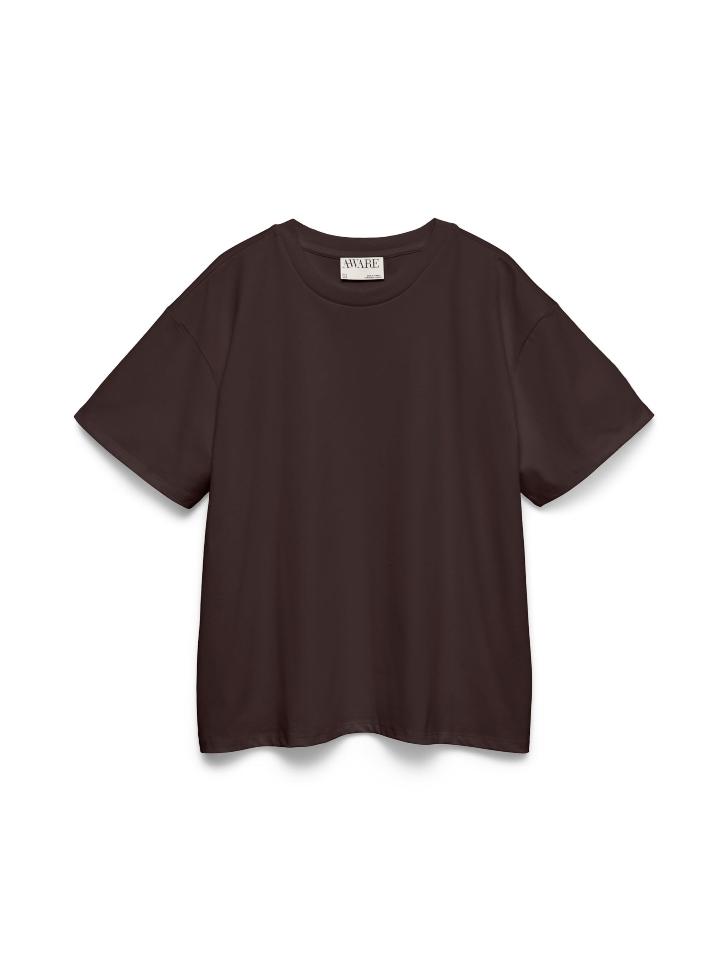 VERO MODA Oversized shirt 'AWDallas' in Bruin: voorkant