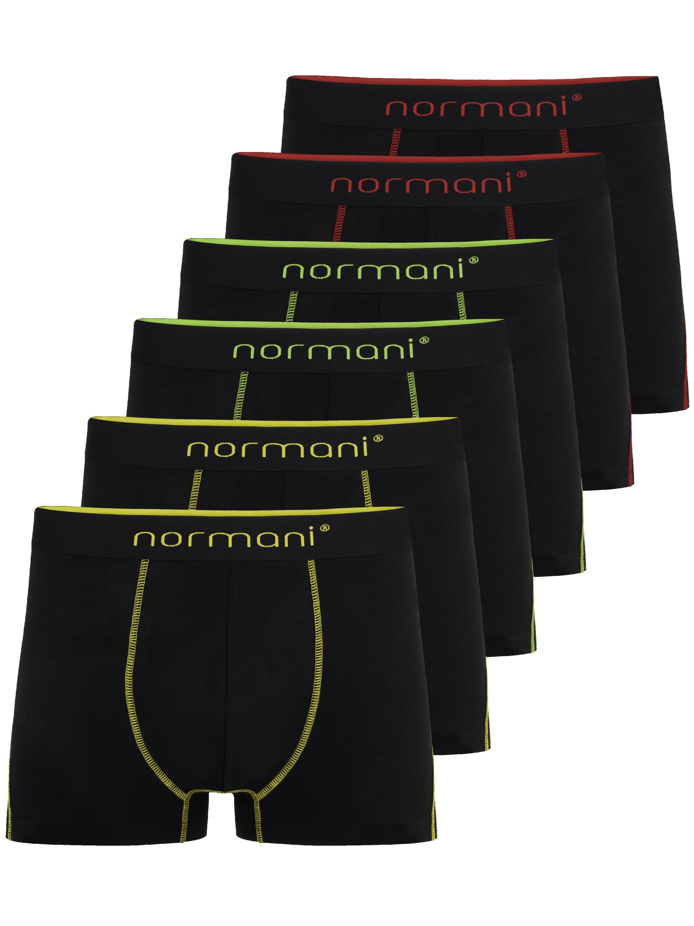 Boxers normani en noir : devant