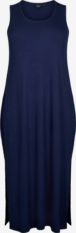 Zizzi Dress 'CARLY' in Blue: front