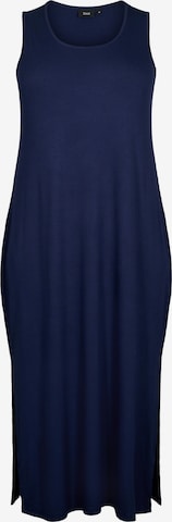 Zizzi Dress 'CARLY' in Blue: front