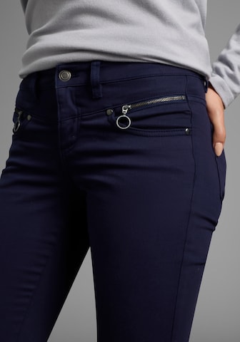 DELMAO Slim fit Pants in Blue