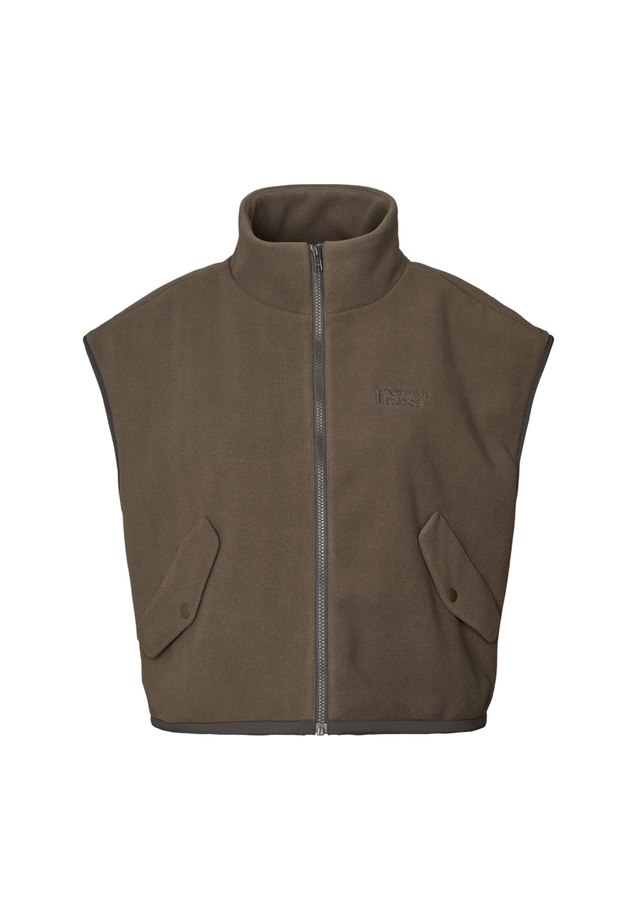 Gilet 'Campfire' rethinkit studios en marron : devant