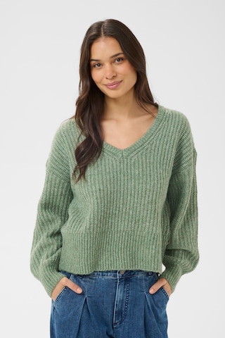 Kaffe Pullover 'KALianne' i grøn: forside
