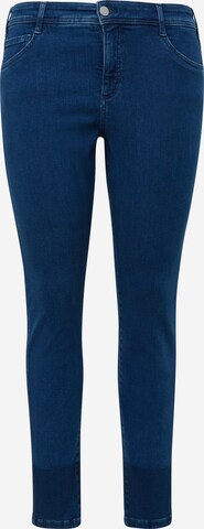 TRIANGLE Skinny Jeans in Blauw: voorkant