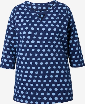 Ulla Popken Shirt in Blauw: voorkant
