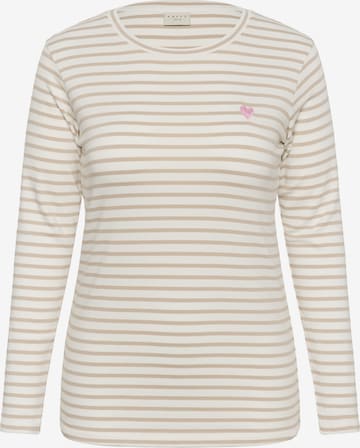 KAFFE CURVEMajica 'Lia' - bež boja: prednji dio