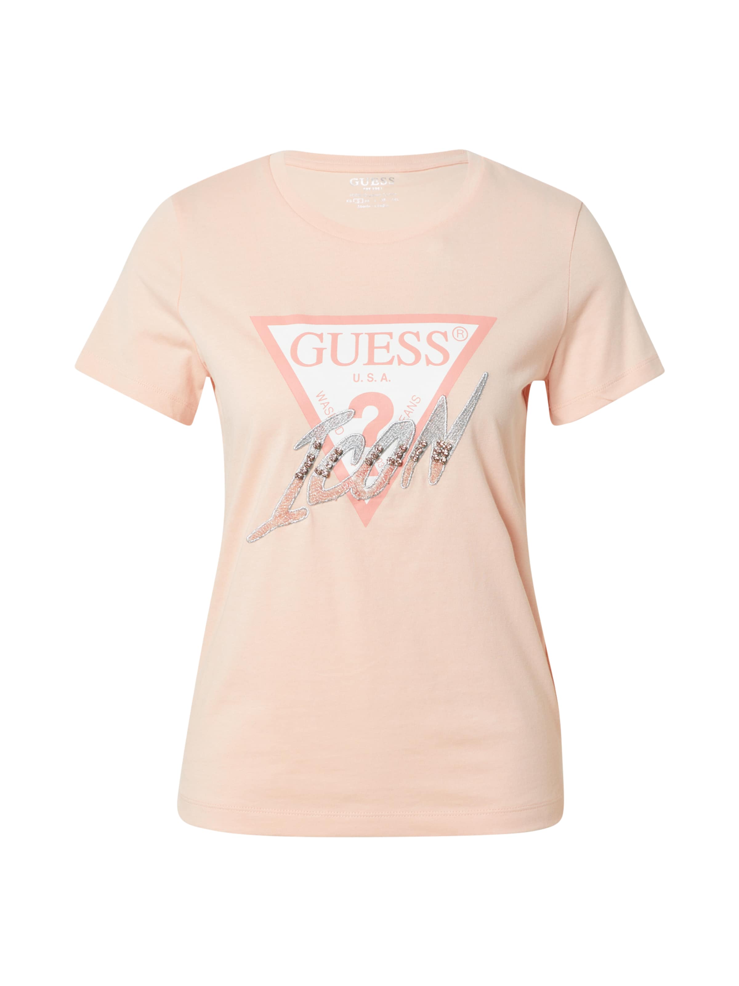 guess orange shirt