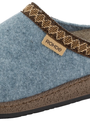 ROHDE Clogs 'Novara-D' in Blauw