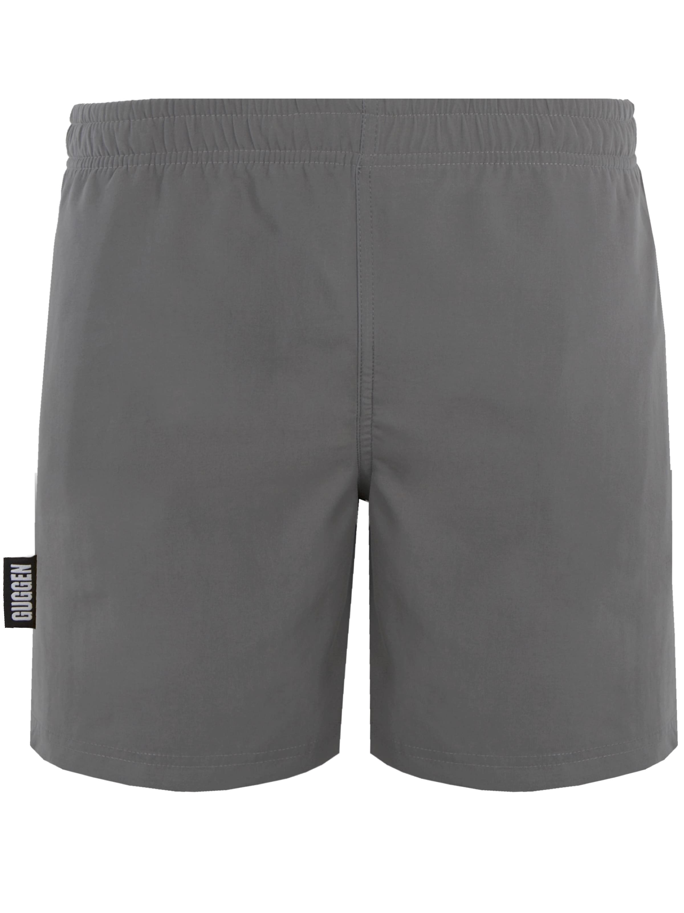 Guggen Mountain Badeshorts 'Boardshorts Style 2' in Grau: Vorderseite