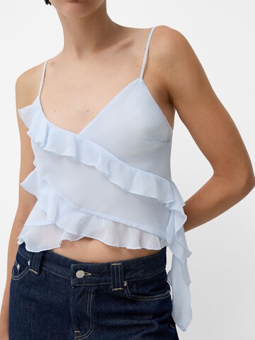 Haut Bershka en bleu