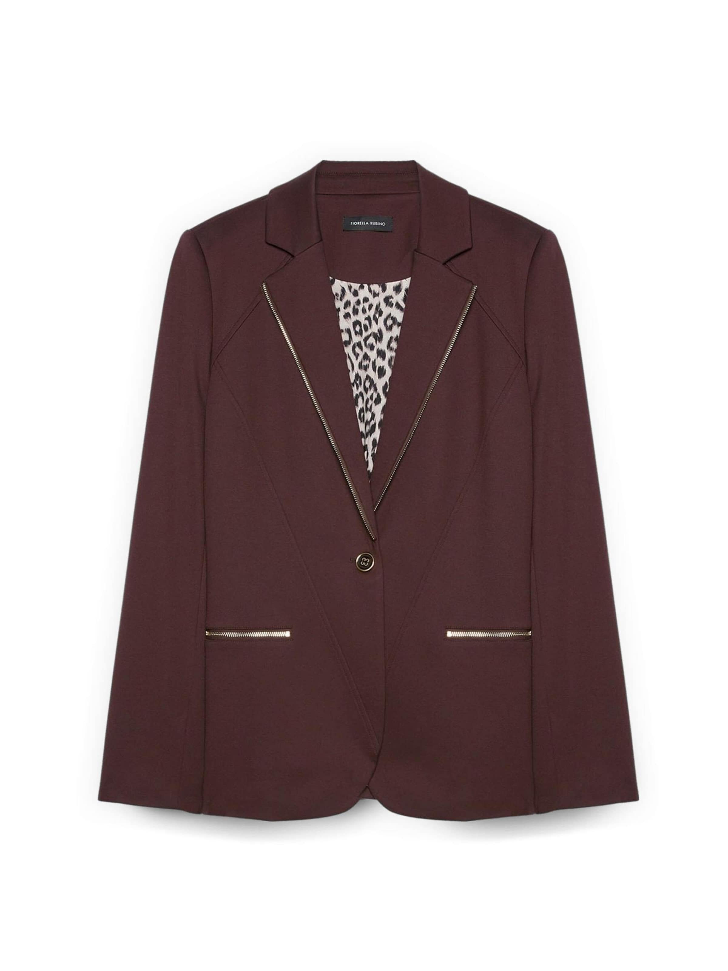 Blazer Fiorella Rubino en marron : devant