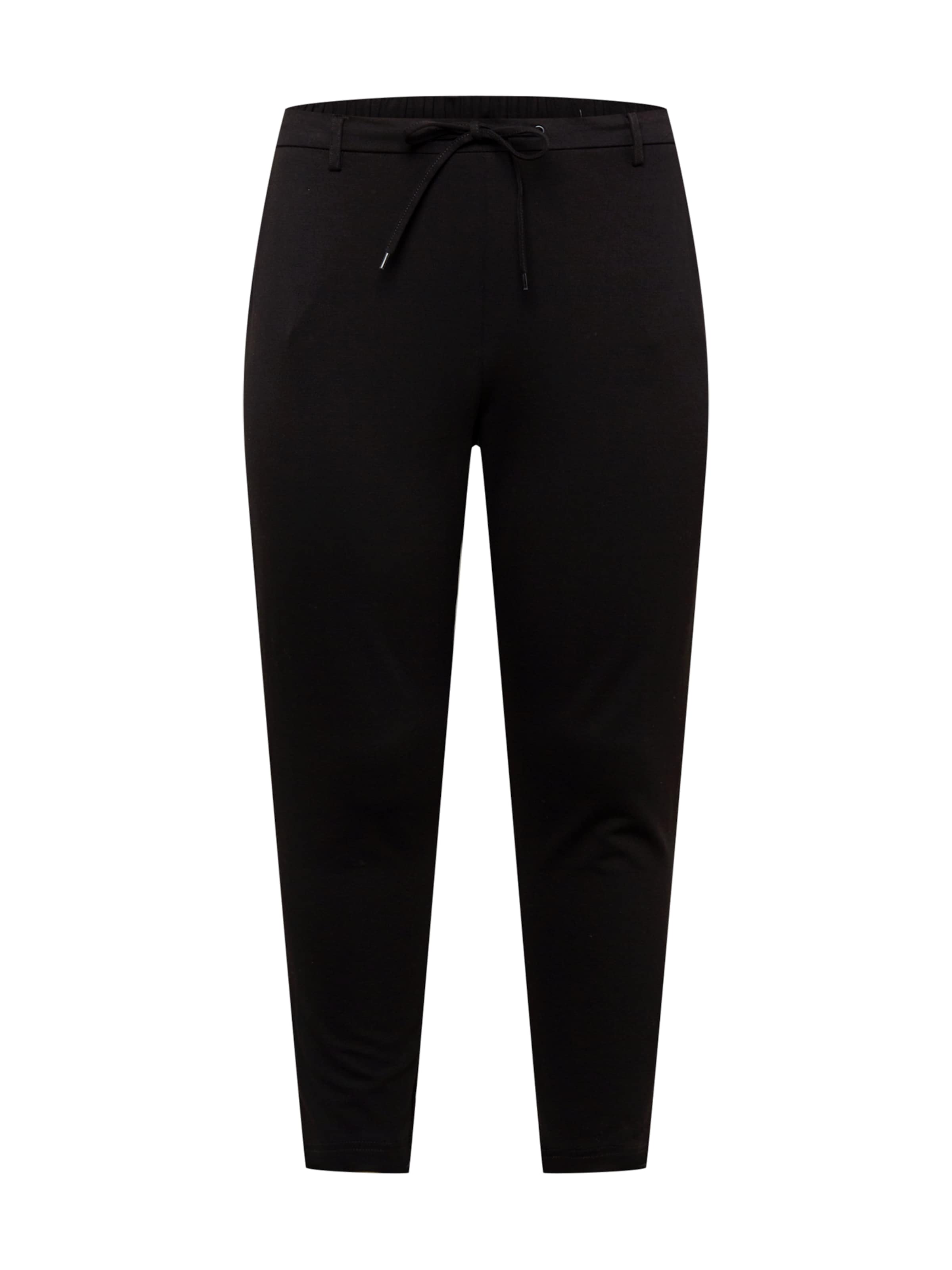 ZizziTapered Hlače 'Maddison' - crna boja: prednji dio