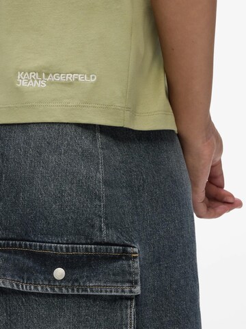 KARL LAGERFELD JEANS Top | zelena barva
