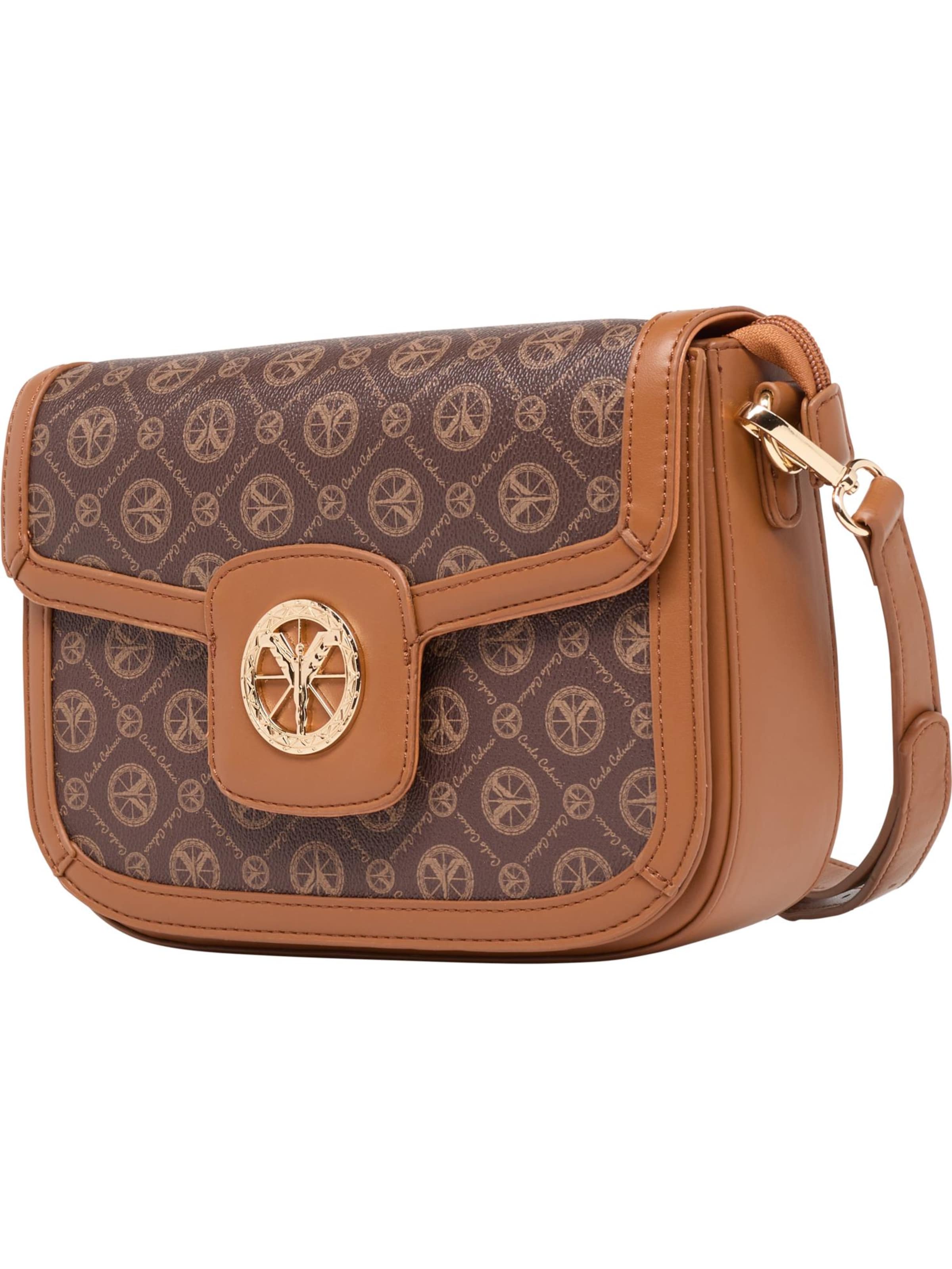 Carlo Colucci Tasche 'Del Giudice' in Braun