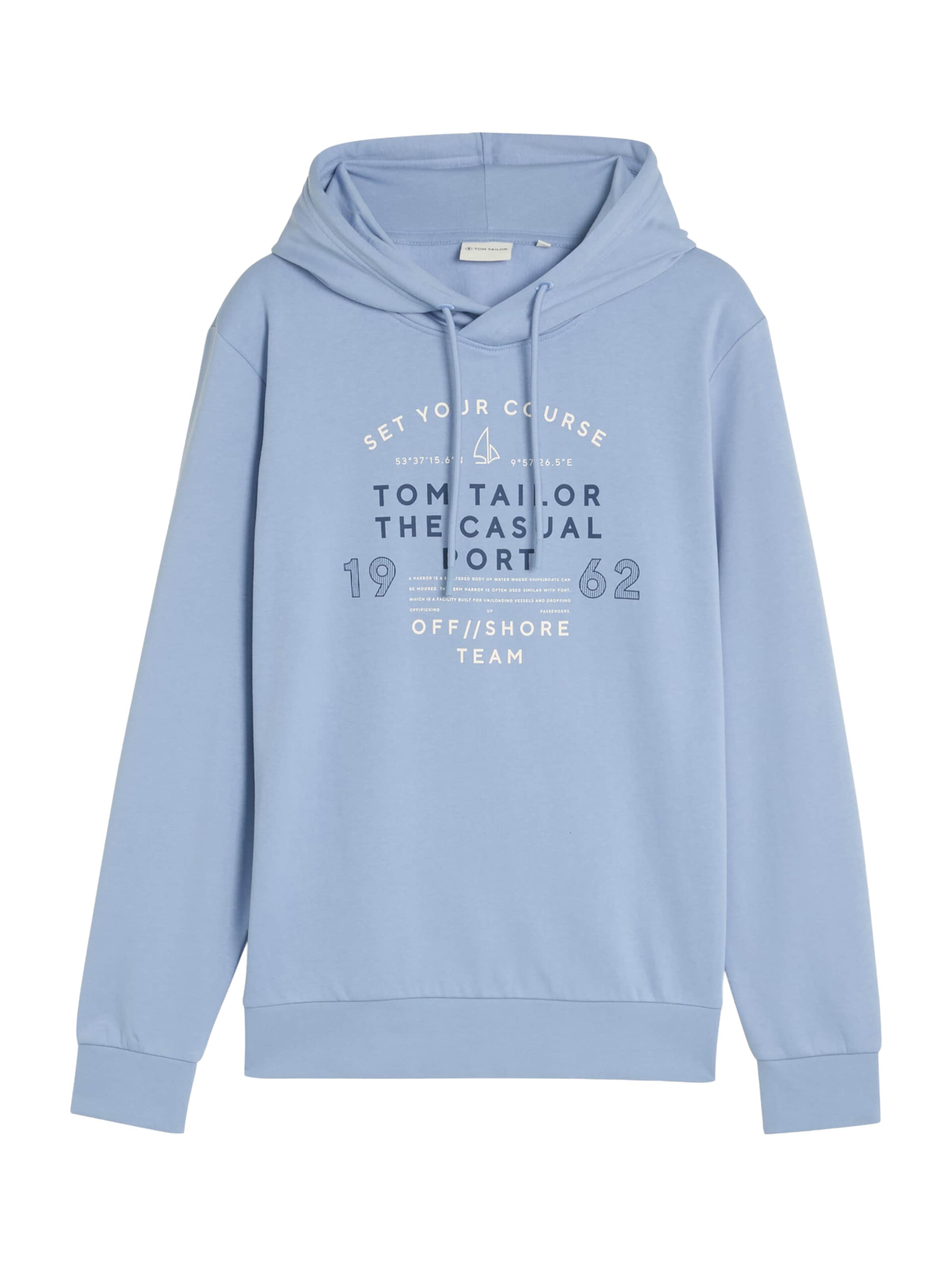 TOM TAILOR Свитшот в Синий: спереди