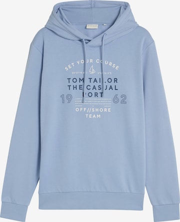 TOM TAILOR Свитшот в Синий: спереди