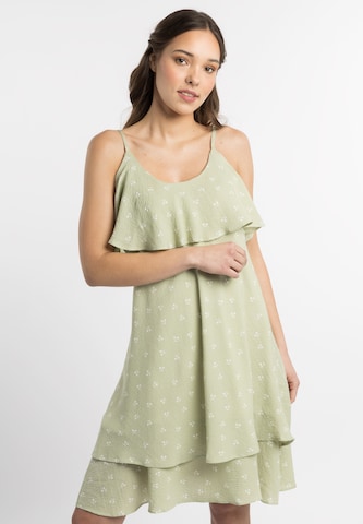 Robe d’été MYMO en vert : devant