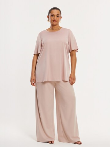 YOEK Wide leg Trousers in Beige