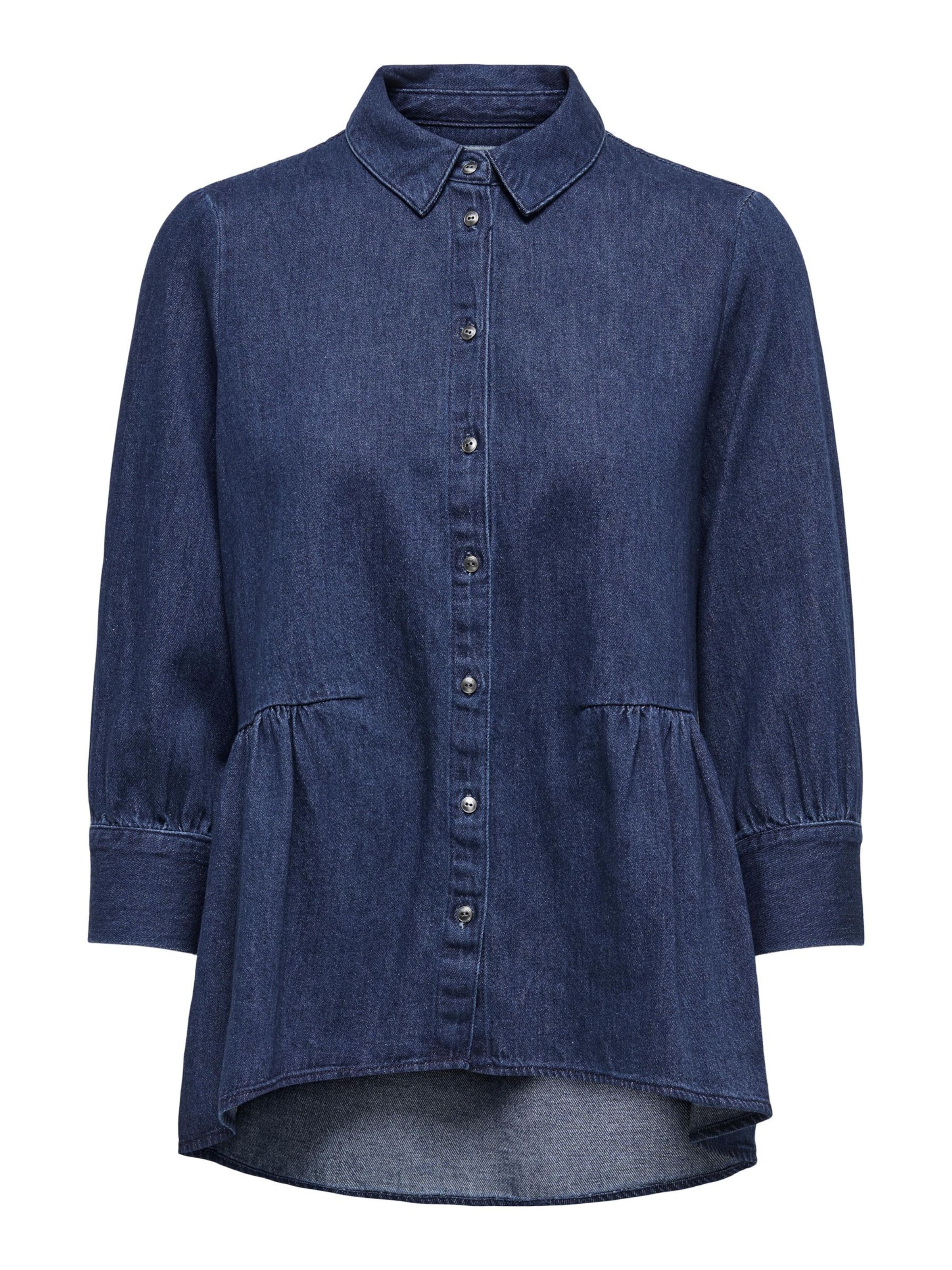 Chemisier ONLY en bleu : devant