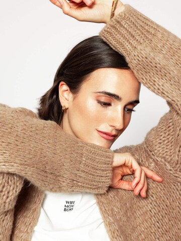 SASSYCLASSY Oversized Cardigan in Brown