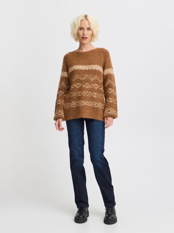 Pullover 'Mimi' di PULZ Jeans in marrone