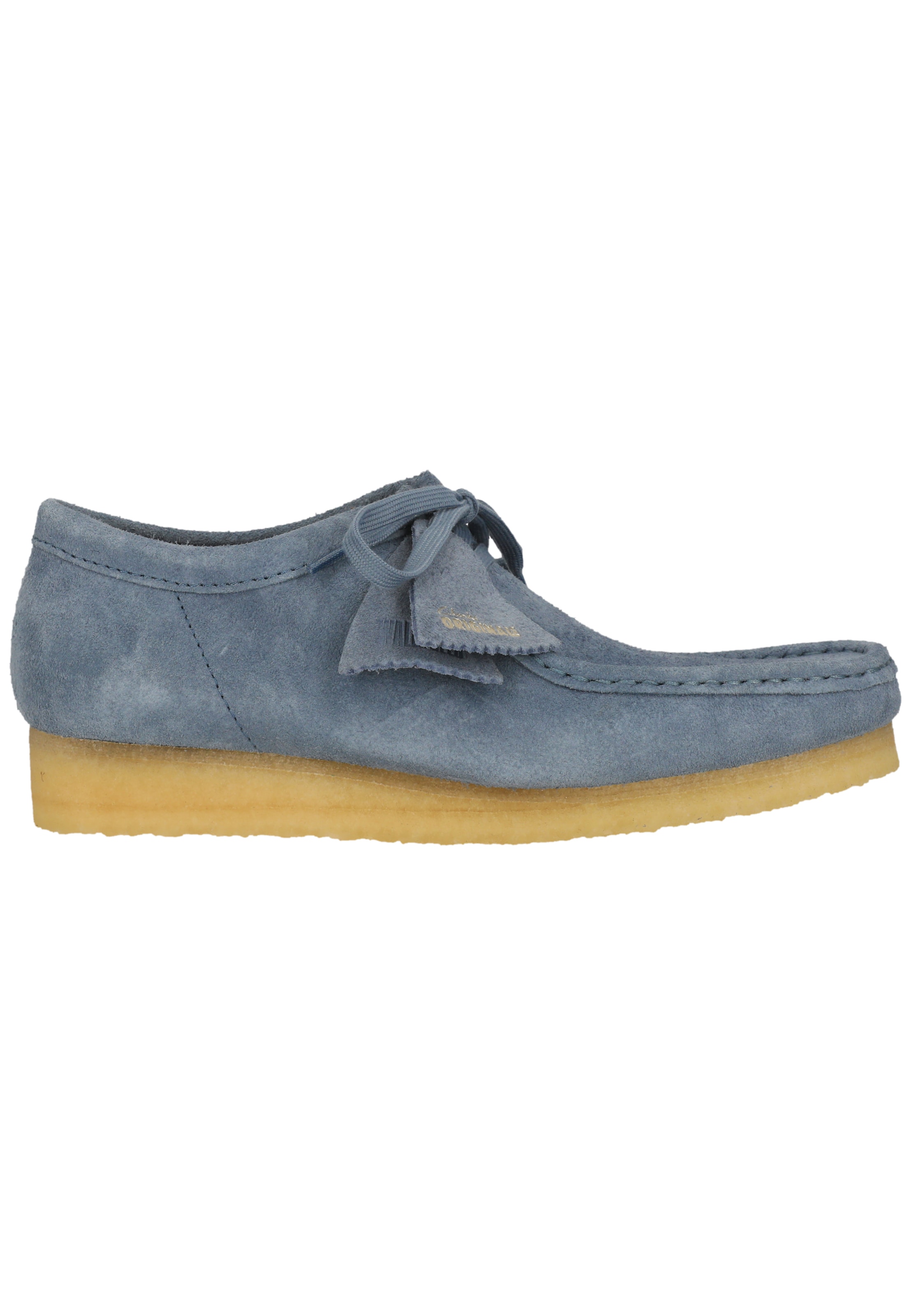CLARKS Lace-up shoe 'Wallabee' in Blue