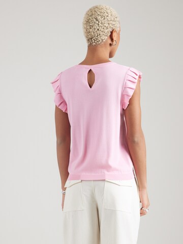 NÜMPH - Top de malha 'FIANA' em rosa