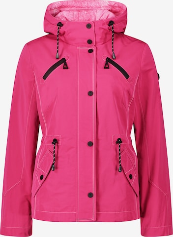 Amber & June Between-Season Jacket in Pink: front