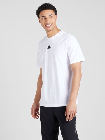 T-Shirt fonctionnel 'FRACTAL' ADIDAS SPORTSWEAR en blanc