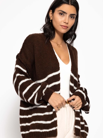 SASSYCLASSY Oversized Cardigan in Brown