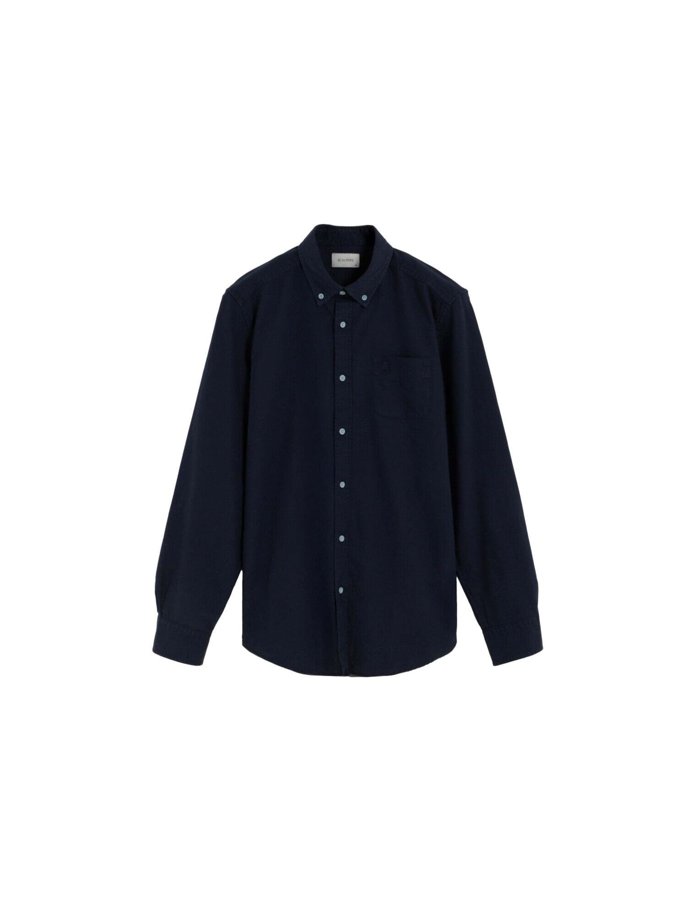 Scalpers Regular Fit Hemd in Blau: Vorderseite