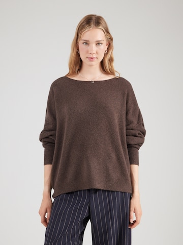 AMERICAN VINTAGE Trui 'DAMSVILLE' in Bruin: voorkant