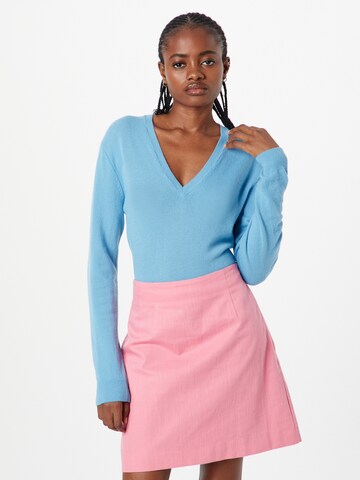 UNITED COLORS OF BENETTON Sweater in Blue: front